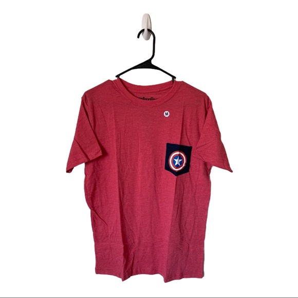 Marvel Captain America Pocket Tee by Welovefine - Picture 2 of 7